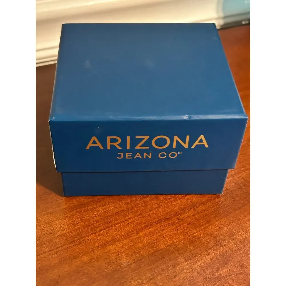 Arizona Jean Co Pink Watch & Stacking Bracelet Set New Battery Gift Box